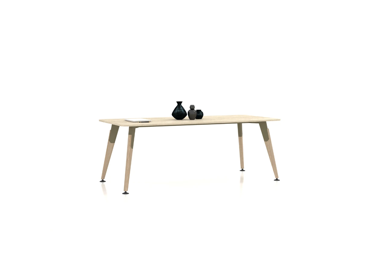 Legacy Toplantı Masası Krem Çapraz