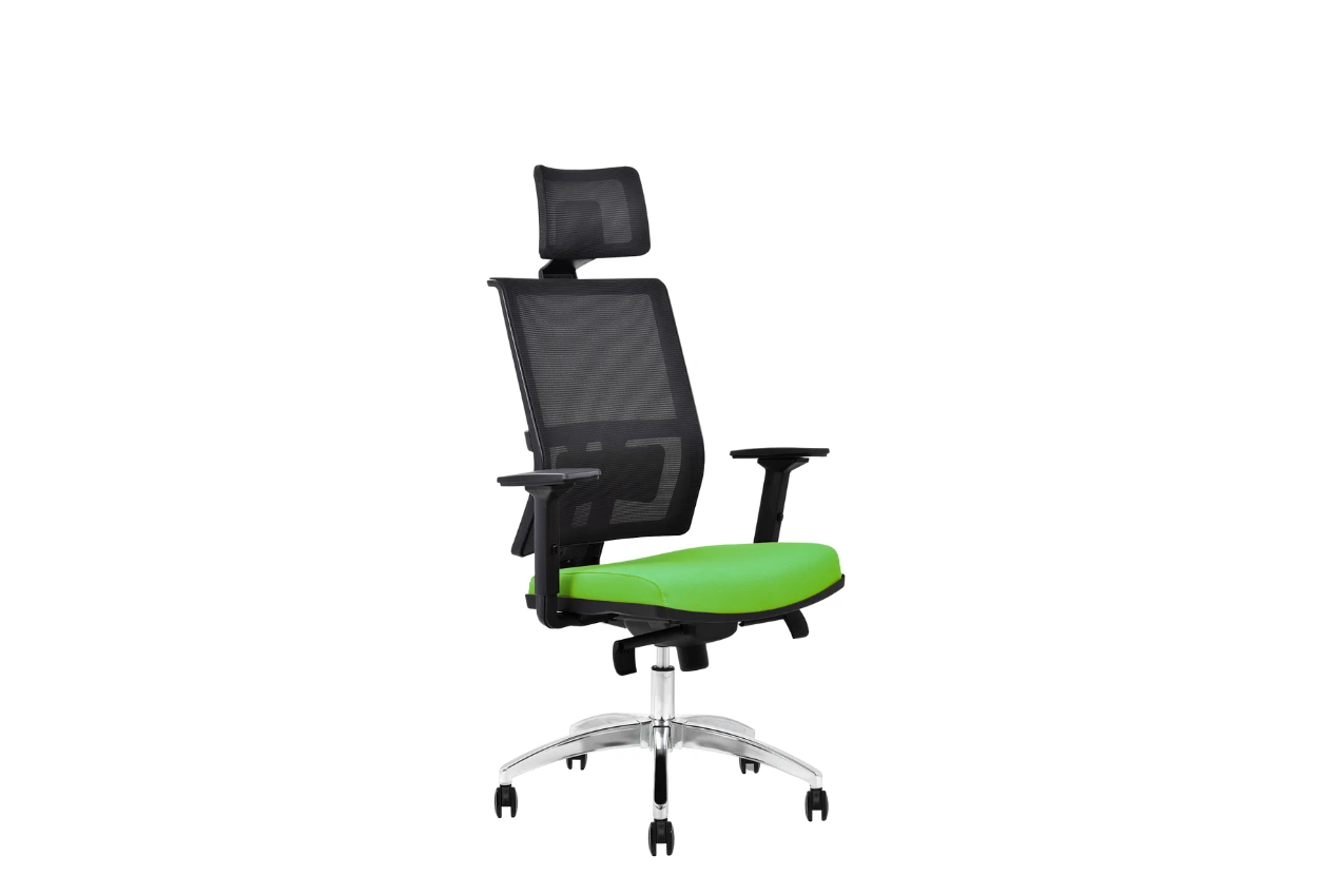 Step Yönetici Koltuğu Yeşil Çapraz