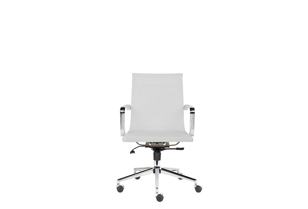 Gwen Çalışma Koltuğu Beyaz Ön