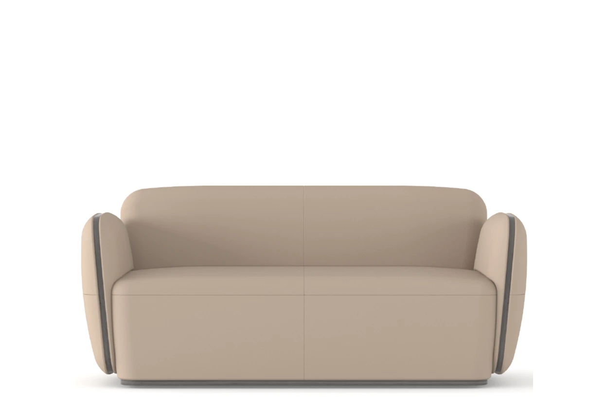 Marlo İkili Kanepe Bej Çapraz