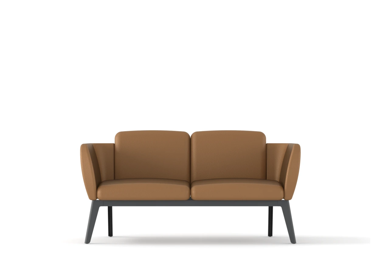 Modo İkili Kanepe Kahverengi Düz