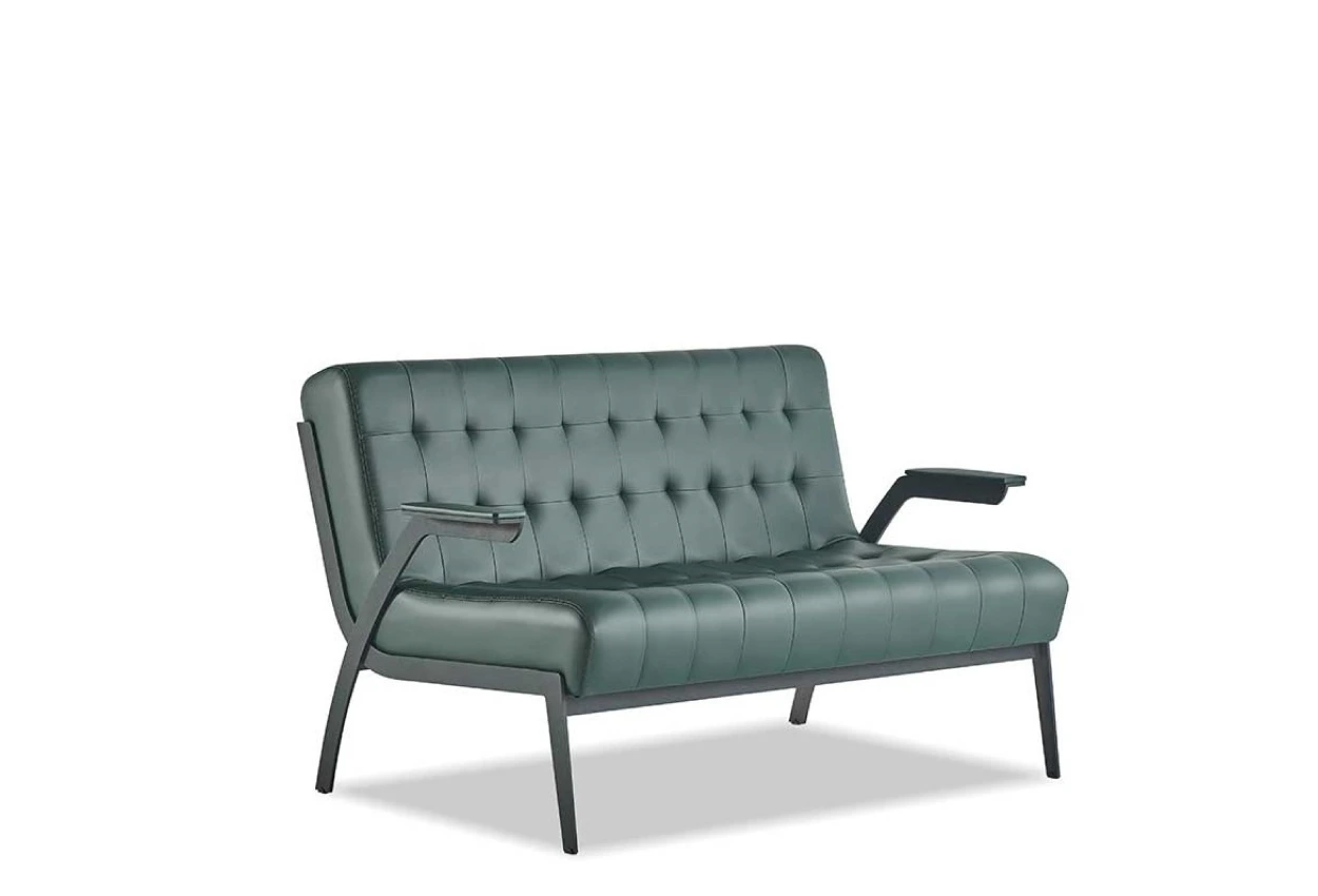 Piko İkili Kanepe Yeşil Çapraz