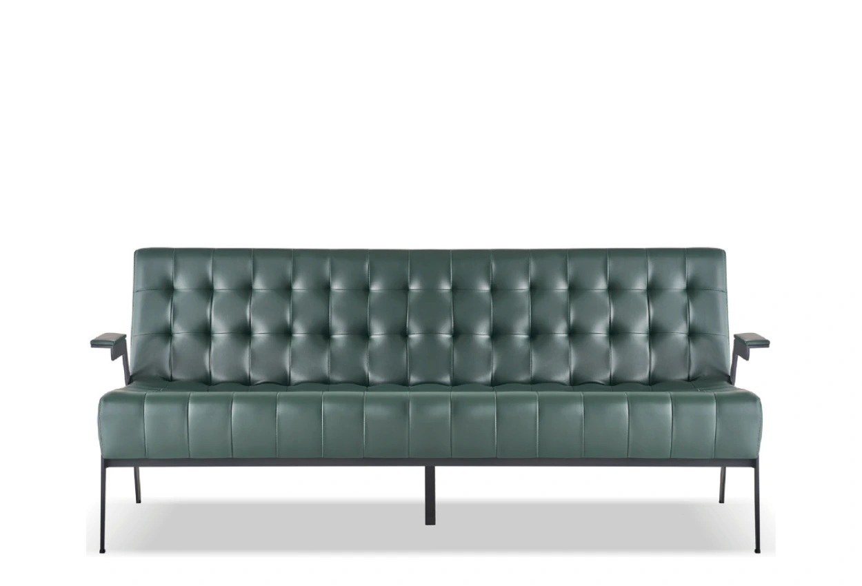 Piko Üçlü Kanepe Yeşil Düz