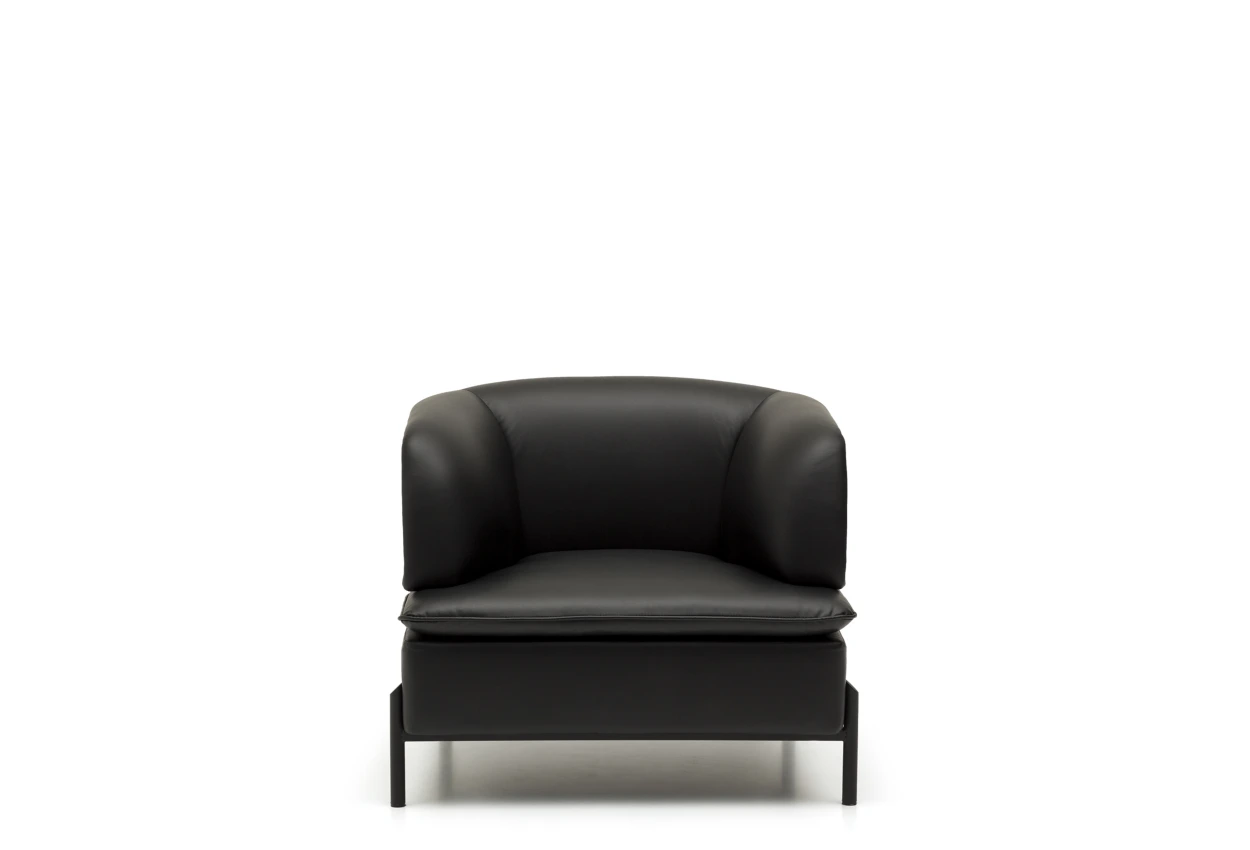 Robin Tekli Kanepe Siyah Ön