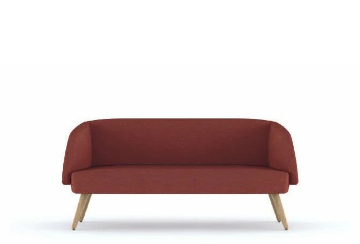 Smart Üçlü Kanepe Bordo Ön