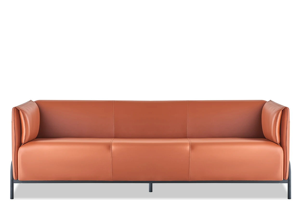 Velis Üçlü Kanepe Turuncu Ön