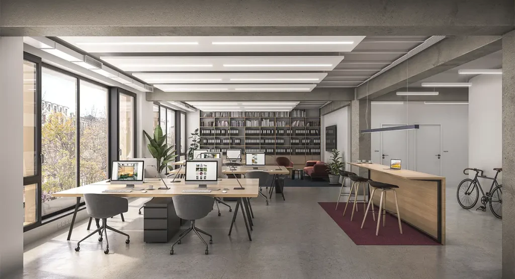 Ofiste Minimalist Tasarım